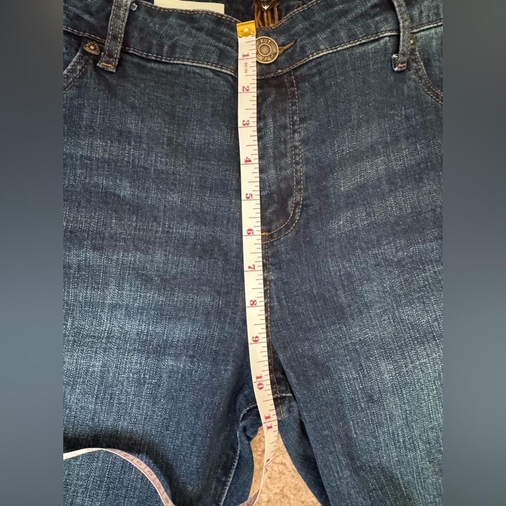 Kut From The Kloth Women’s Katy Boyfriend Blue Denim Jeans Size 14 - Picture 7 of 15